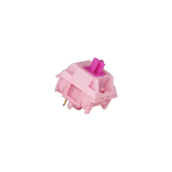 Närimiskummi roosa vaikne Lineaarne Bobagum RGB Mehaaniline klaviatuur kohandatud lüliti 5pin 52g 62g 68g alt