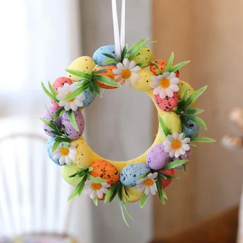 Happy Easter Muna Kaunistamiseks Kunstlikku Lille Kodu Poole DIY Käsitöö Lapsed Kingitus Kasuks Lihavõtted Kaunistamise Tarvikud