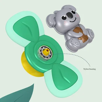 3 Tk Jobu Ketramine Top Beebi Mänguasjad Armas Koala Fox Lõvi ABS Uuenduslik Pöörlev Närimiseks Mõeldud Mänguasjad Lastele