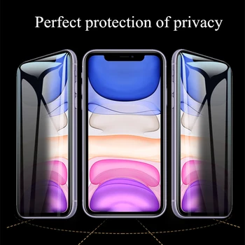 Anti-Spy eraelu Puutumatuse Klaas Xiaomi POCO X3 Pro Redmi Lisa 10 8 Pro 8T 7 9 Privacy Screen Protector Karastatud Klaas Poco X3 NFC