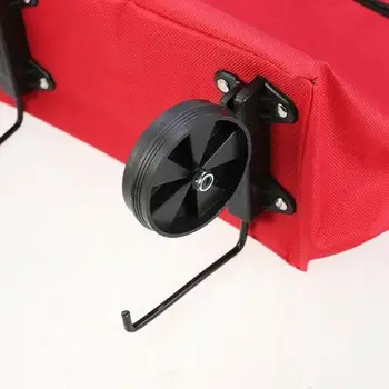 Käru Kott Kokkuklapitavad ostukott Käru Ostukorvi Ratastel Korduvkasutatavad Käekott Pingutusteta Portable Storage Kotid