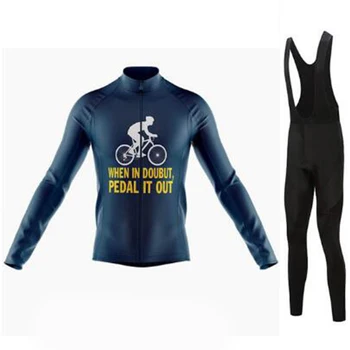 SPTGRVO 2020 pikad varrukad cycling set dressipluus set suvel hingavad püksid, rinnatüki jalgrattasõit riided MTB jalgrattasõit meeste riided