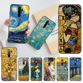 Van Gogh Tähine Öö Klimt Suudlus Telefoni puhul Redmi 9A 8A 7 6 6A Lisa 9 8 8T Pro Max Redmi 9 K20 K30 Pro