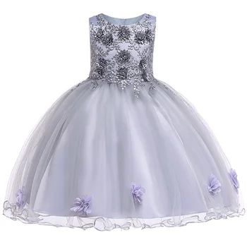 Suvine Lilleline Kids Kleit Tüdruk Pruutneitsi Sünnipäeva Pulm Tüdrukud Kleit Printsess Pall Kleit Kleit Lapsele Riideid 8 10 Aastat