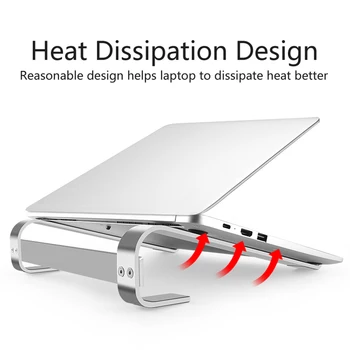 Alumiiniumist Laptop Stand Omanik Sülearvuti Omanik Külmik Sülearvuti Tarvikud Non-Slip Sülearvuti Laud Profiilikandur Ärkaja