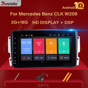 2 din Android 10 Auto DVD Mängija GPS Mercedes Benz CLK W209 W203 W463 W208 mms Pea UnitRadio Stereo audio Navigation