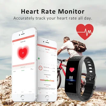 Smart Bänd Vaata Sport Südame Löögisageduse Monitor Fitness Tracker Smart Olge Mehed Naised Sport Käevõru iOS Android