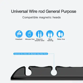 2021 USB-Kaabel Magnet Pead Korraldaja Kaabli Klamber Traat Vedru Kõrvaklappide Kõrvaklappide Hoidik Juhtme Silikoon Clip Liini Desktop