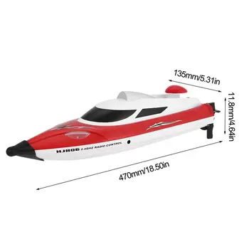 Kiire RC racing Boat 35km/h 200m Kontrolli Kaugus Kiire Laeva Veega jahutussüsteem HJ806
