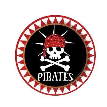Palju Õnne Sünnipäevaks Cartoon Piraat Õhtusöök Plaat Ühekordsed Nõud Komplektid Kids Pool Soosib Piraat Teema Baby Shower Isikule Teenetemärgi