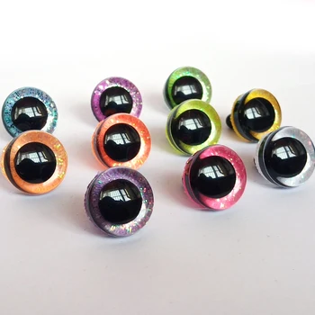 14-25mm Uue mänguasjade ohutuse silmad 3D nukk silmad + Jelly värvi kangas + pesumasin diy -, plüüš-nukk