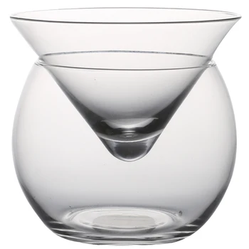 Molekuli Mixology Vahekihi Kolmnurk Kokteil Iced Crystal Veini Klaasist Koonus Martini Kristallilised Set Baaridaam Erilist Joomist Tassi