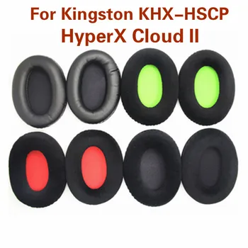 Asendamine Kõrvapadjakesed jaoks Kingston KHX-HSCP HyperX Cloud II 2 HSCD Kõrvaklapid Vaht Kõrvaklapid Kõrva Padjad Padi Peakomplekt Tarvikud