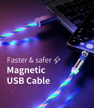 2.4 Micro-USB Magnet-Kaabel, USB-Magnet Laadija Micro Kaabel Android Telefonid Bylon USB Kaabel Samsung Huawei Meizu HTC ZTE