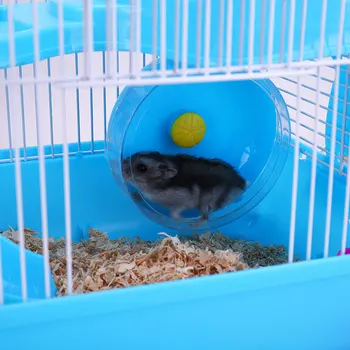 Väikeste Loomade Lemmiklooma Puuri Hamster Maja Luksus Täielik Komplekt Koostisega Hamster Merisiga Maaelu Villa Tuba Klapp Töötab Ratta Mänguasi