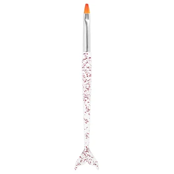 1tk Crystal Akrüül Küünte Harja UV Gel Harjad Liner Triip Lill Maali Nikerdamist Joonis DIY Nail Art Pen Maniküüri-Tööriistad