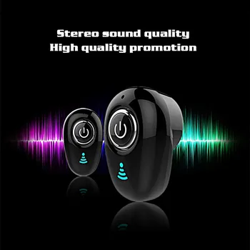 S650 Mini Lud Traadita Müra Tühistamises Kõrvaklapid Bluetooth peakomplekt 