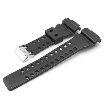 16mm silikoonkummist Watch Band Rihm Sobib G-Shock Asendamine Must Veekindel Watchbands Tarvikud Dropshipping