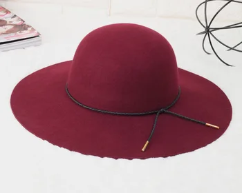 Klassikaline Briti Fedora Müts Meeste Ja Naiste Kunstnahast Villane Talvel Viltkübarad Mood Jazz Müts