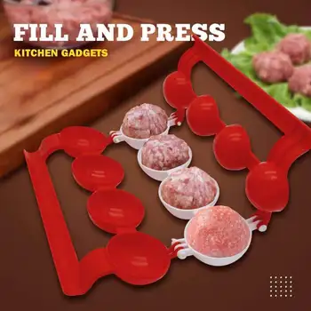 Meatball Tegemise Komplekt DIY Täidisega Liha Palli Hallituse Riisi pallid Muuta Toiduvalmistamise Vahend, Köök Vidin