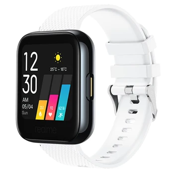 Eest Realme Vaadata 20mm Silikoonist Rihm Smartwatch Asendamine Tekstuur Mustriga Käevõru Multi-Color Sport Käepaela Tarvikud