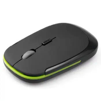 Ultra-õhuke 2.4 g Gaming mouse Juhtmeta Hiir, Kaasaskantav Traadita Fotoelektrilise Hiire Ergonoomiline Automaatne Une Power PC Sülearvuti