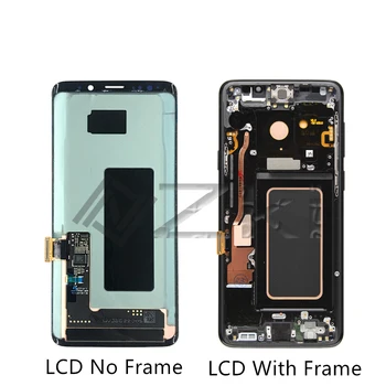 Super Amoled Digitizer Assamblee Samsung Galaxy S9 LCD G960f Ekraan Puutetundlik G960s G960fd Raam Koos Osade Remont