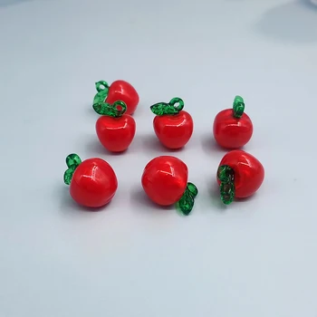 10tk/palju Kawaii Vaik Red Apple Võlusid Ripats Ehted Tegemise Simuleeritud Puu Võlu DIY Kaelakee, Kõrvarõngad Aksessuaarid C488-2
