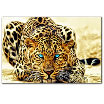 Leopard Loomade Seina Art Lõuend Seina Maali Kunst elutuba Home Decor (raamita)