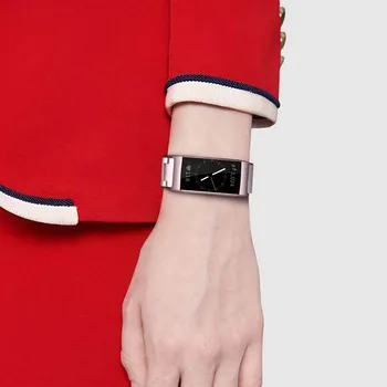 Metallist Rihma Fitbit Tasu 3 4 Käevõru Roostevabast Terasest Käepaela Asendamine Rihma Fitbit Eest 3 SE Bänd Mehed Watchband