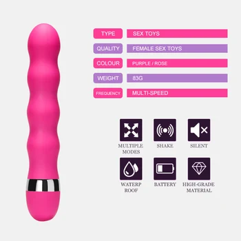Multi-speed G Spot Vagiina Vibraator Kliitori Võimas Stimulaator Silikoon Butt Plug Anal Erootiline Naine Dildo Sugu Mänguasjad Naine
