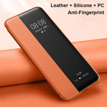 Luksuslik Nahast Flip Telefon Puhul Xiaomi Mi 11 Lite 11 Pro 10 Ultra Poco F3 Redmi K40 Pro Täieliku Kaitse Tagakaas Juhul Coque