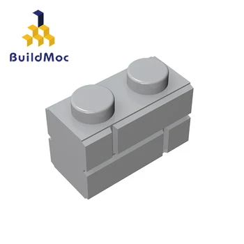 BuildMOC Koondab Osakesed 98283 1x2 ehitusplokid Linna DIY Classic Brand Tellised Lahtiselt Mudel Arvandmed E