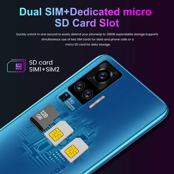 Ülemaailmse 5G Versioon Mini X50 4.5 Tolline 8+13MP Sõrmejälje, ID Dual SIM MTK6763 Andriod Mobiiltelefonides 8 Core 64GB/128GB Aku 4800MAH