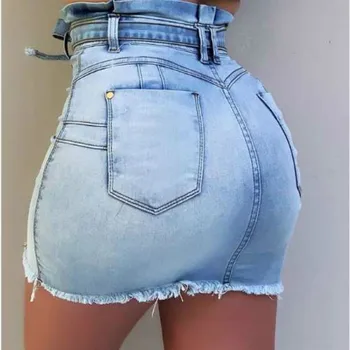 Bodycon Seksikas Jeans Seelik Daamid 2020. Aasta Suvel Nööpidega Kõrge Vöökoht Seelik Naiste Bowknot Streetwear Tasku Õhuke Denim Seelik Mujer