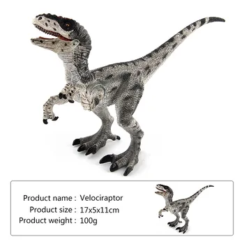 Jurassic World Park Türannosaurus Velociraptor Rex Dinosaurus Plastikust Mänguasi Mudel Laste Kingitus