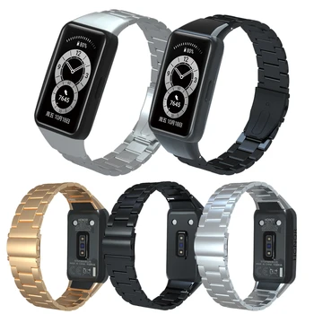 Näiteks Huawei Honor Band 6 Smart Watch Magnet Käevõru Metallist Watch Band Tarvikud Au Huawei Band6 Metallist Käepaela Correa