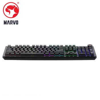 MARVO KG917 Mechanical Gaming Keyboard Pühendatud Meedia Võtmed Maht Ratta N-SISESTAGE Rollover Tarkvara Tugi