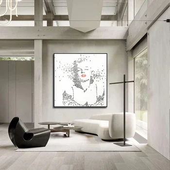 Hepburn, Marilyn Monroe joonis käsi-värvitud õli Ant-Man magamistuba, elutuba dekoratiivse värvimine seinamaalinguid saab kohandada