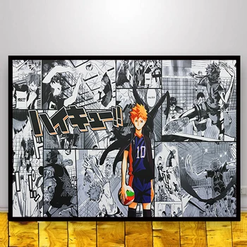 HD Prindi Seina Art Kuulus Jaapani Anime Haiku Plakat Laste Toa Kaunistamise Tarvikud