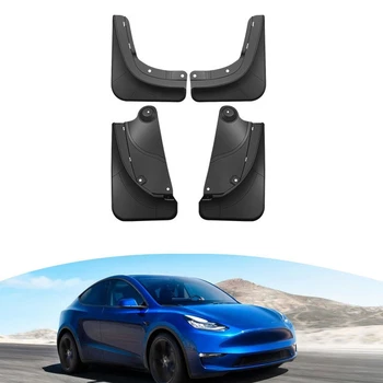 Auto Mudflaps jaoks Tesla Model Y 2021 Muda Klapid Splash Valvurid Porilauad Muda Klapp Ees Taga Poritiiva Protector