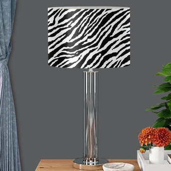 Zebra/Leopard Printida Kaasaegne PVC-Lambi Katted Tabel Lambid, Laua Lamp, Veekindel Lambivarju Põranda Lambid, Lamp Varju, Hele Kate