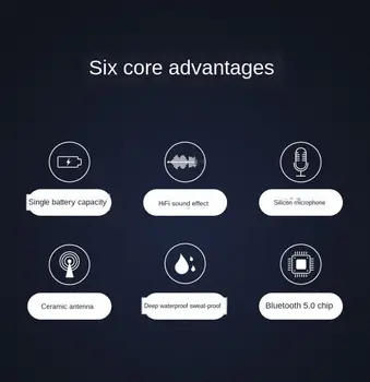 Oein Uusim 5.0 Bluetooth Juhtmeta Kõrvaklapid Stereo Handsfree Kõne Äri-Headset Koos Mic-täiesti uued Kõrvaklapid iPhone Samsung
