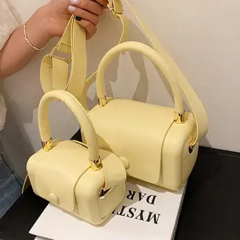 Candy värvi Ruudu kott 2021 Suvel Uue PU Nahast Naiste Disainer Käekotis värviga Mini Õla Messenger Bag Rahakotid