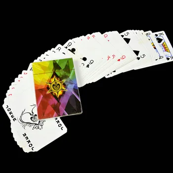 1 Tk Ultra Õhuke Vikerkaar mängukaardid Teki Poker Close-up Street Magic Trikke Rekvisiidid Mänguasjad Magic Tarvikud