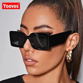 Yoovos 2021 Päikeseprillid Naistele Luksuslik Naiste Päikeseprillid Vintage Peegel Kõrge Kvaliteedi Glasse Square Brändi Disainer Naine Oculos