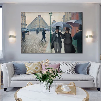 Kodu Kaunistamiseks Kunst Seina Pildid Elutuba Plakati Print Lõuend Maalid Prantsusmaa Gustave Caillebotte Joonis Maali