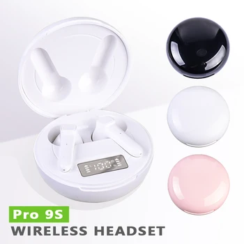Bluetooth-V5.1 Kõrvaklapid Juhtmevabad Kõrvaklapid Koos Mikrofoniga, Sport Veekindlad Kõrvaklapid, Aku Kast Android, IOS LED-Ekraan