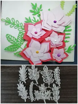 8 liiki lilled ja taimed Metalli Lõikamine Sureb DIY Scrapbooking Album Paber-Kaardid Dekoratiivsed Käsitöö Reljeef Die Jaotustükid