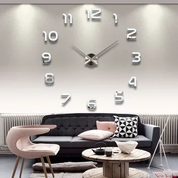 2020 Uue Kella Kella Kella Horloge Diy 3d Akrüül Peegel Kleebised Kodu Kaunistamiseks elutuba Kvarts Nõela Tasuta Shipping